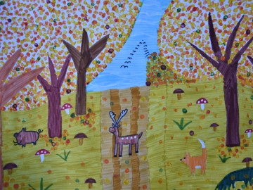 Szymon Fijałkowski, „Jesienne klimaty”, Szkoła Podstawowa im. Marii Konopnickiej w Lipinach, 